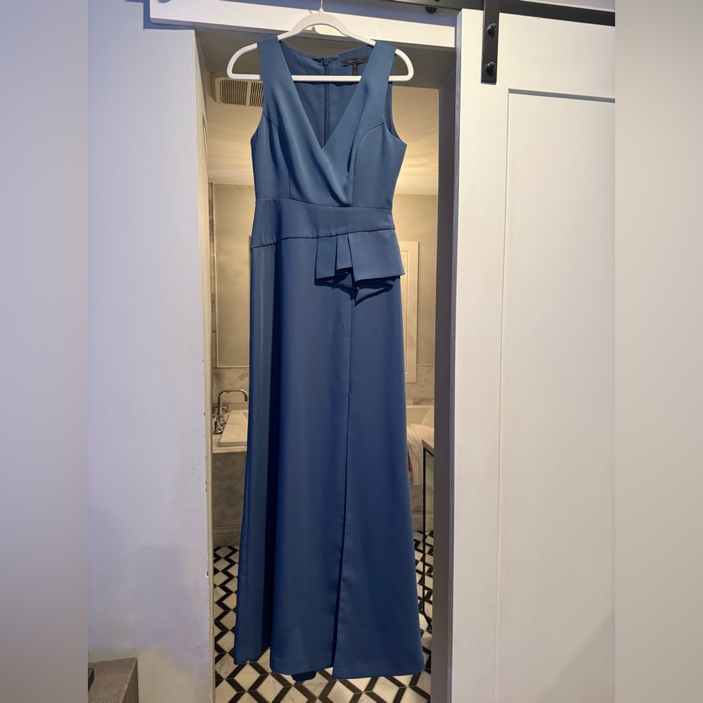 BCBG Maxazria Blue Formal Maxi Dress